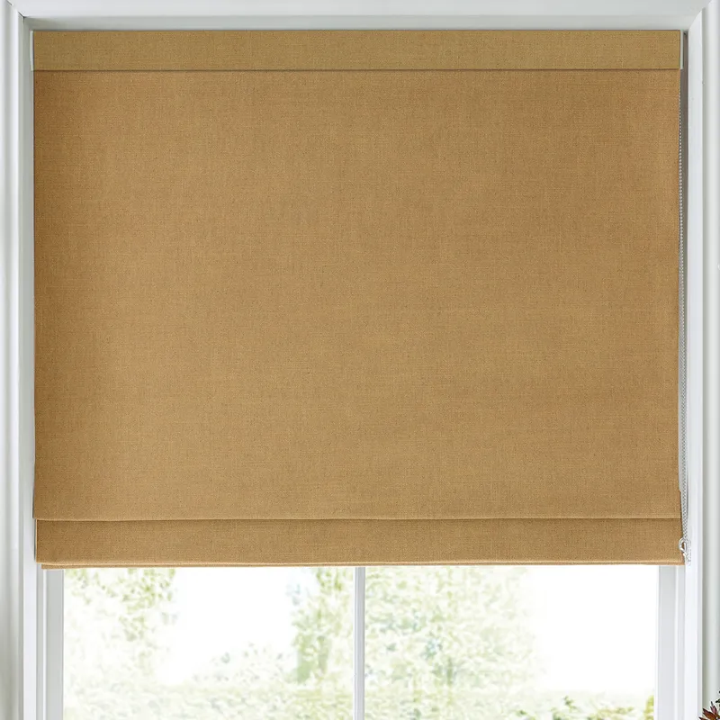 Laura Ashley Swanson Made To Measure Roman Blind Amber