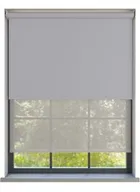 Amor Ironmonger With Haze Soft Grey Double Roller Blind
