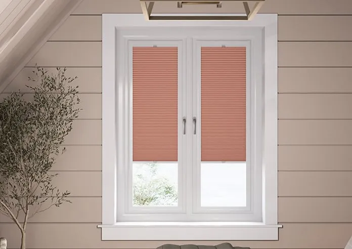 Honeycomb (Blackout) Rust - Perfect Fit Blind