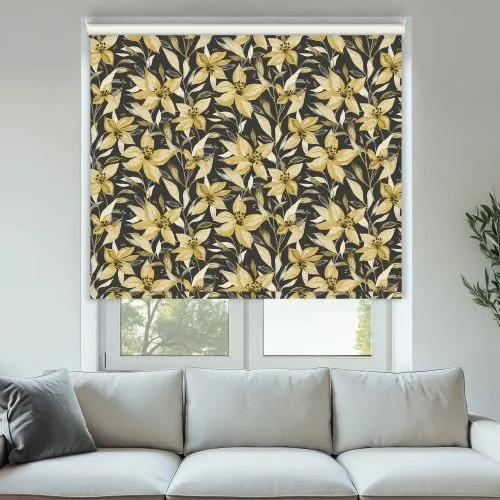 Moonbeam Ochre Cordless Roller Blinds - Shop Now