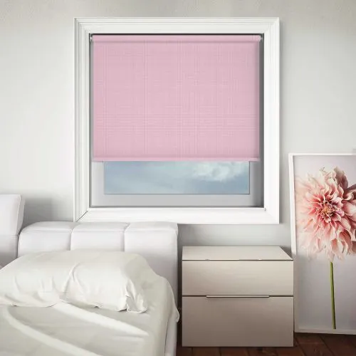 Bedtime Blossom Pink Cordless Roller Blind