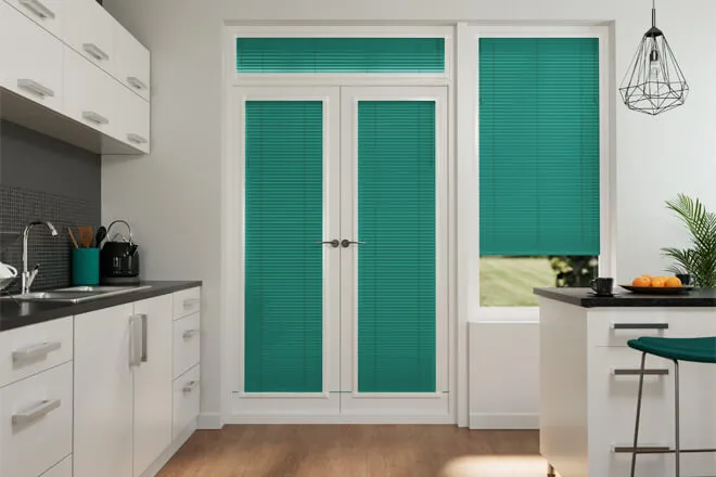 Precision Emerald Green - 25mm Slat Venetian Perfect Fit Blind