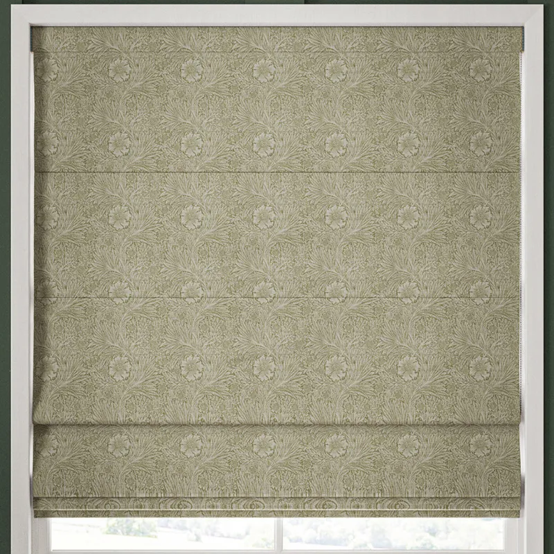 William Morris Marigold Woven Made To Measure Roman Blind Nettle