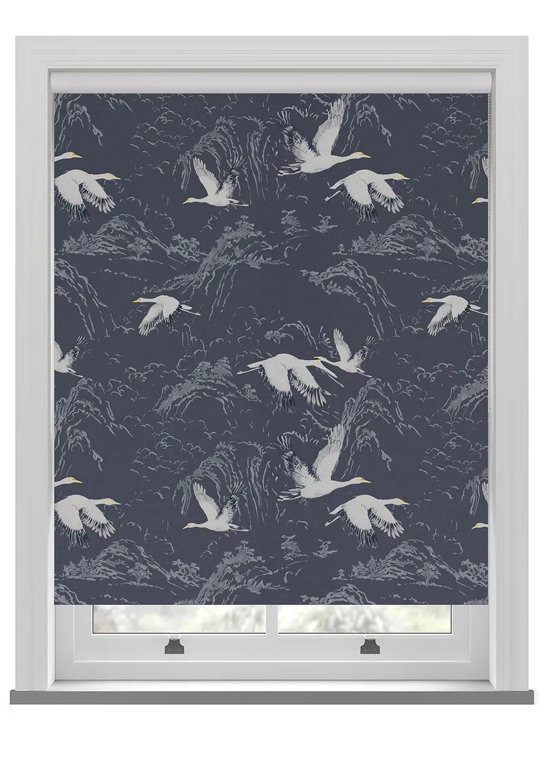 Laura Ashley Animalia Midnight Roller Blind