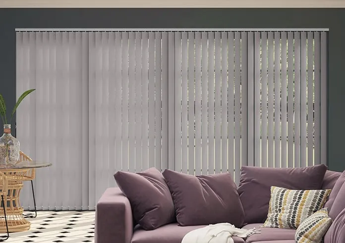 Flourish Winter Grey - Vertical Blind