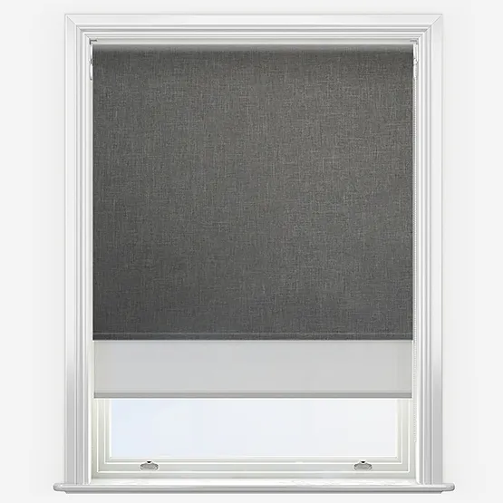 Double Roller Artivis Blackout Mole Grey & Grey Double Roller Blind