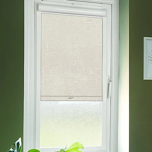 Boston Fr Silk (Moisture Resistant) Perfect Fit Blackout Roller Blinds