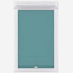 Deluxe Plain Ocean Green Perfect Fit Roller Blind