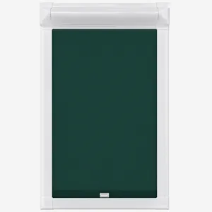 Deluxe Plain Forest Green Perfect Fit Roller Blind
