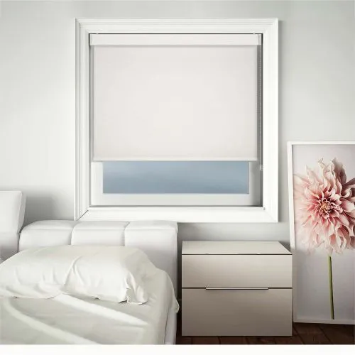 Oona Snow No Drill Roller Blind
