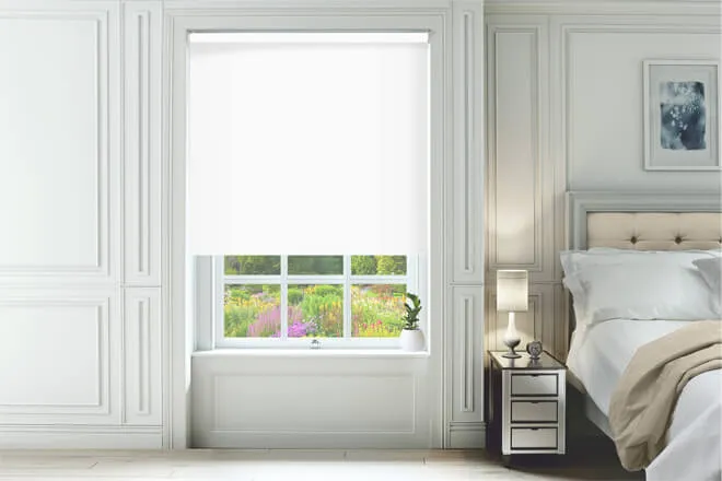 Universal White - Blackout Roller Blind