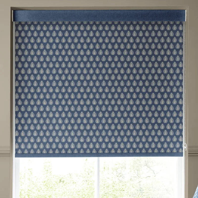 Emily Bond Jaipur Translucent Made To Measure Roller Blind Indigo
