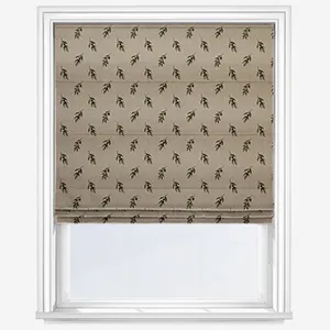 Sophie Allport Olive Linen Roman Blind