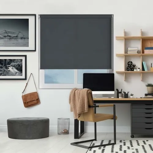 Luxe Anthracite Roller Blind