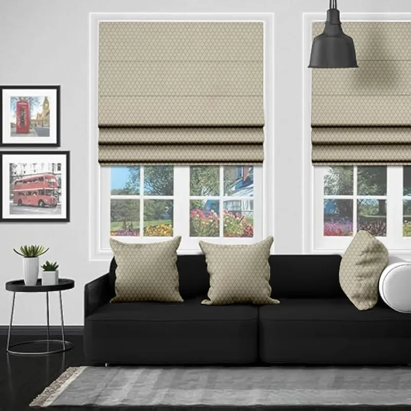 Eb Nora Cream Roman Blind