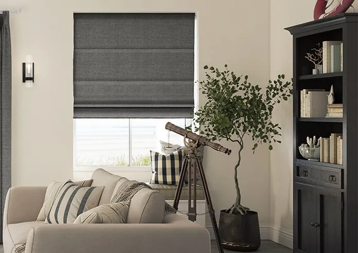 Jakarta Mafic Grey - Roman Blind