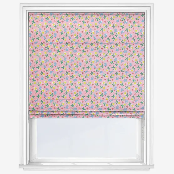 Cath Kidston Petal Flower Ditsy Pink Roman Blind