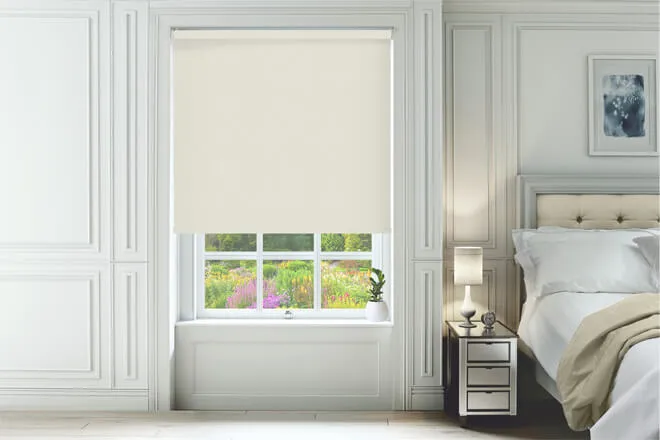 Americana Cream - Woven Blackout Roller Blind