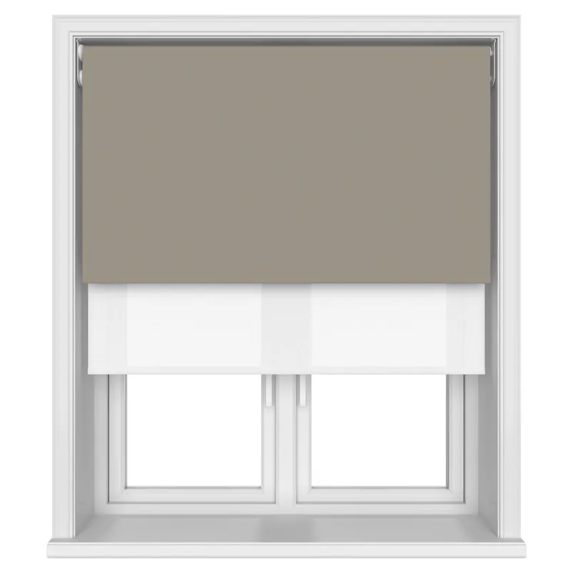 Bella Portobello Motorised Double Roller Blind Blinds Uk