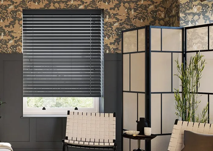 Ecowood Anthracite Satin - Venetian Blind