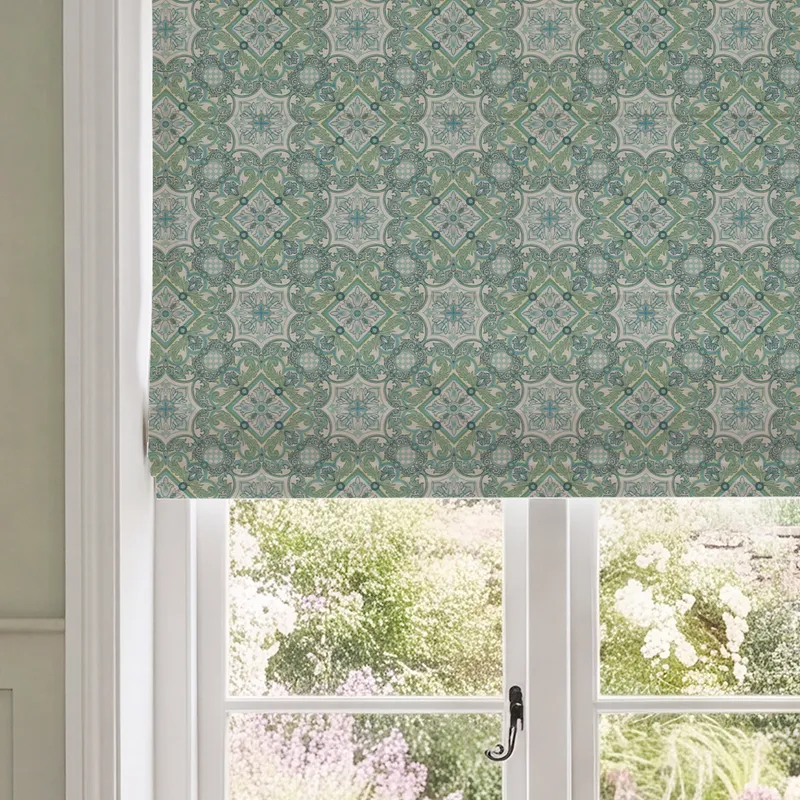 House Llewelyn-bowen Festivo Printed Made To Measure Roman Blind Verdrelle