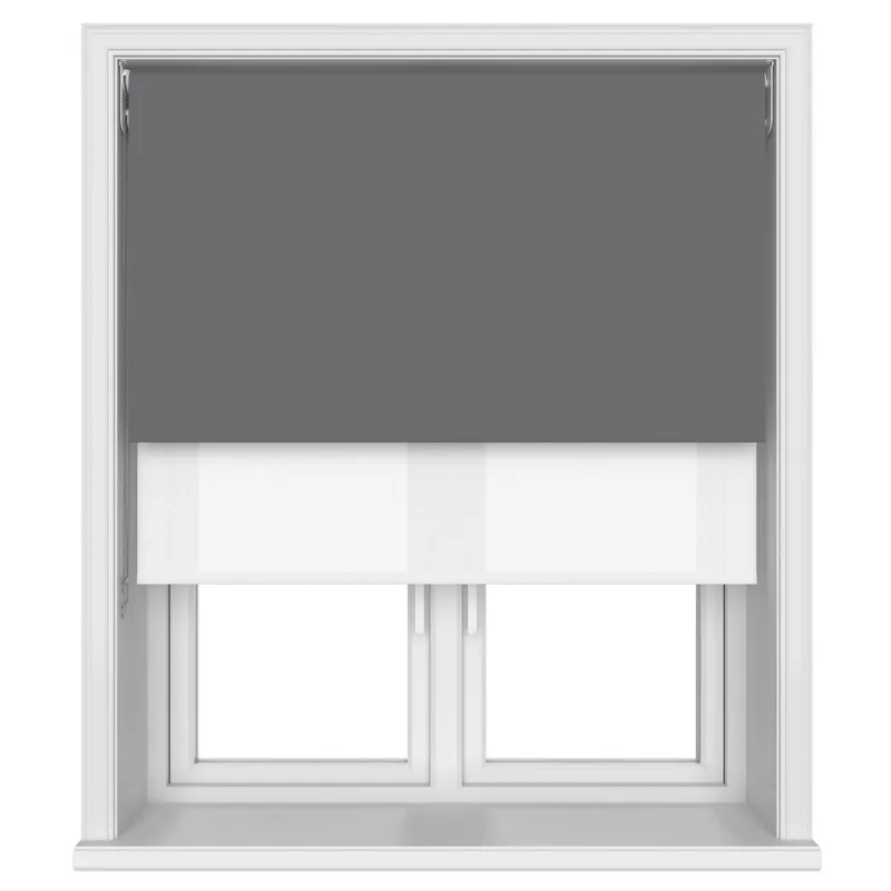 Bella Mono Double Roller Blind Blinds Uk