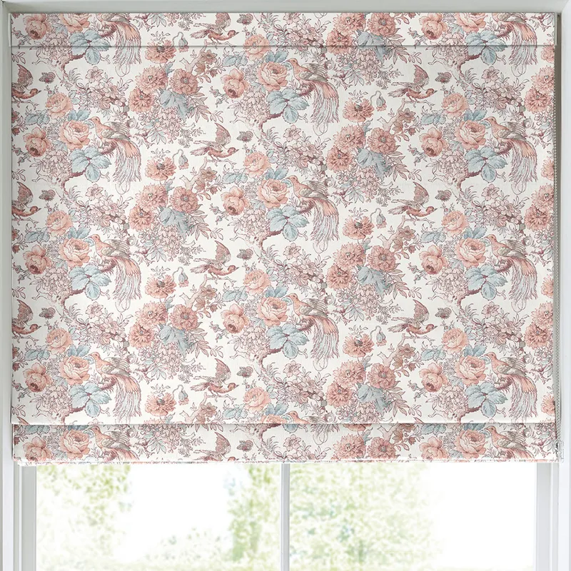Laura Ashley Birtle Made To Measure Roman Blind Blush