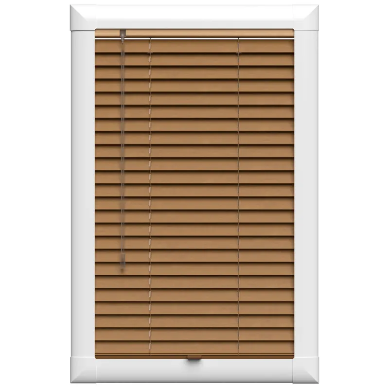 Honey Oak Perfect Fit Uk - Wooden Blinds