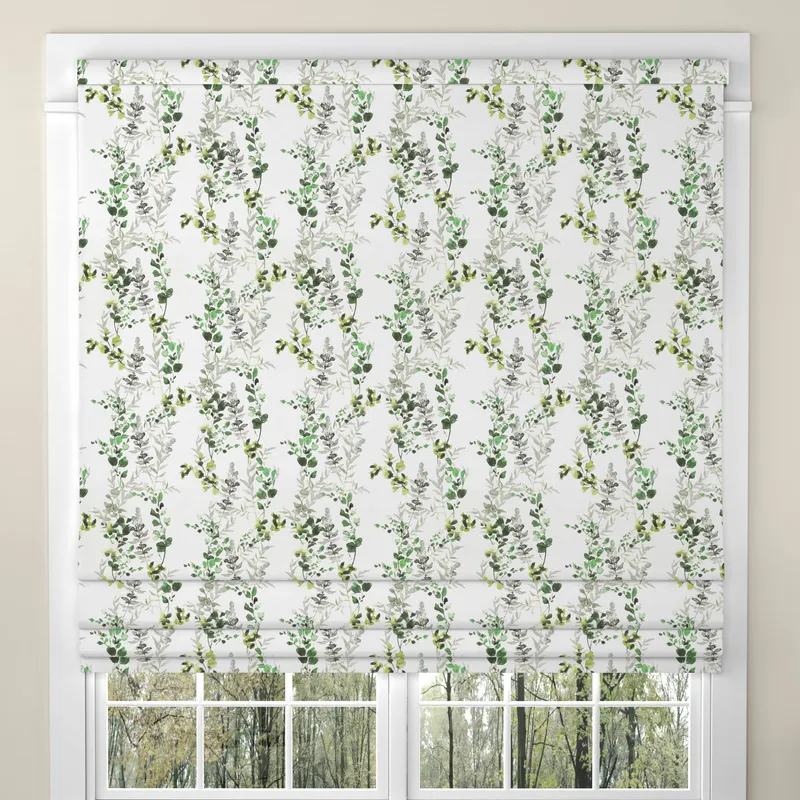 Ante Decor Arlene Made To Measure Roman Blind Green