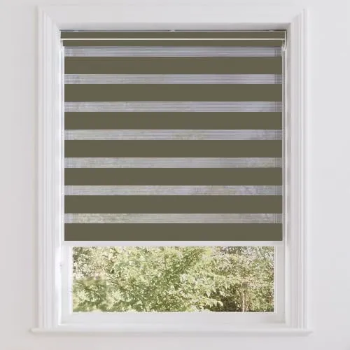 Sundown Cedar (Blackout/sheer) Day & Night Roller Blinds