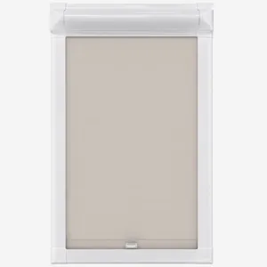 Deluxe Plain Sand Perfect Fit Roller Blind