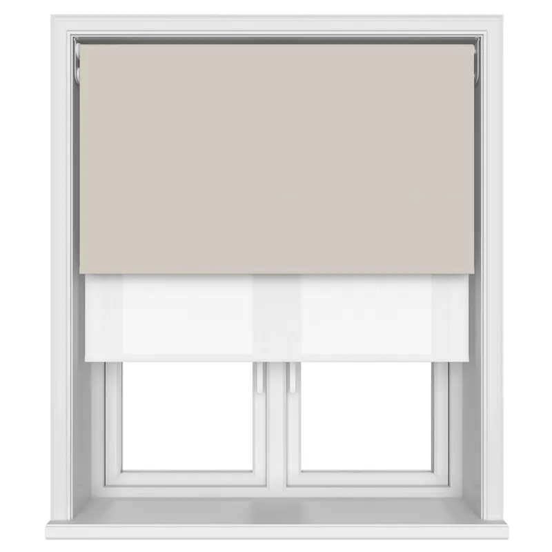 Bella Placid Motorised Double Roller Blind Blinds Uk