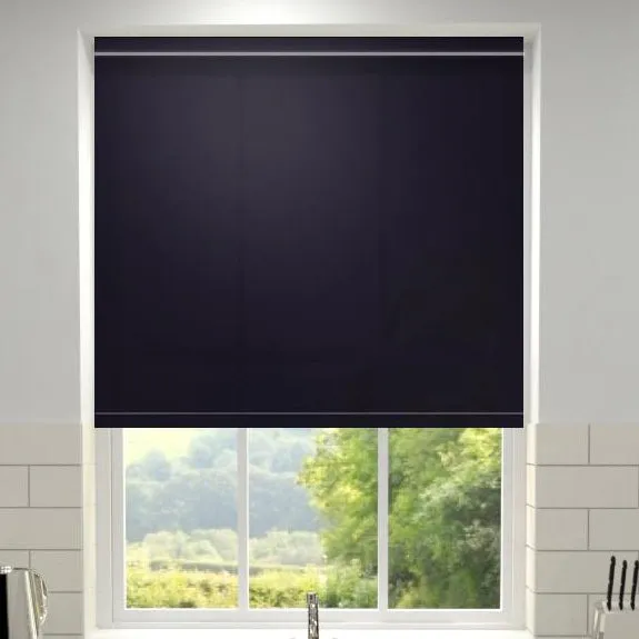 Primary Made To Measure Roller Blind Blue Night Midnight
