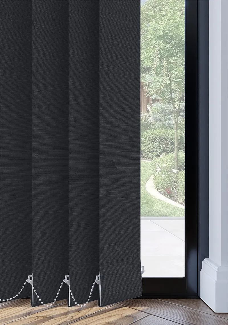 Midnight Linen Touch Blackout Vertical Blind