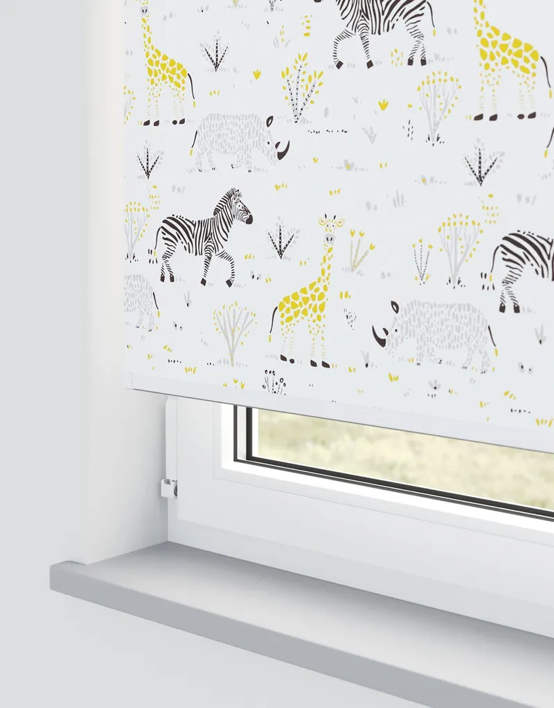 In The Jungle Multi Electrical Roller Blind