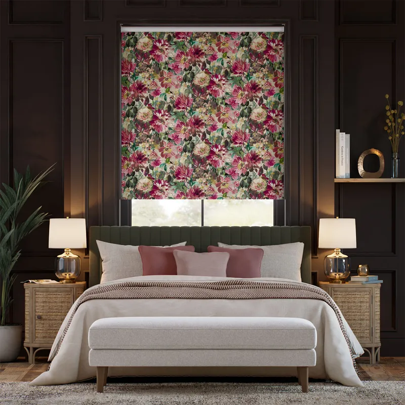 Tahiti Cerise Roller Blind