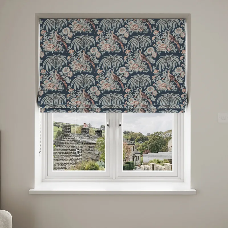 Laura Ashley Burdett Dusky Seaspray Blinds Uk