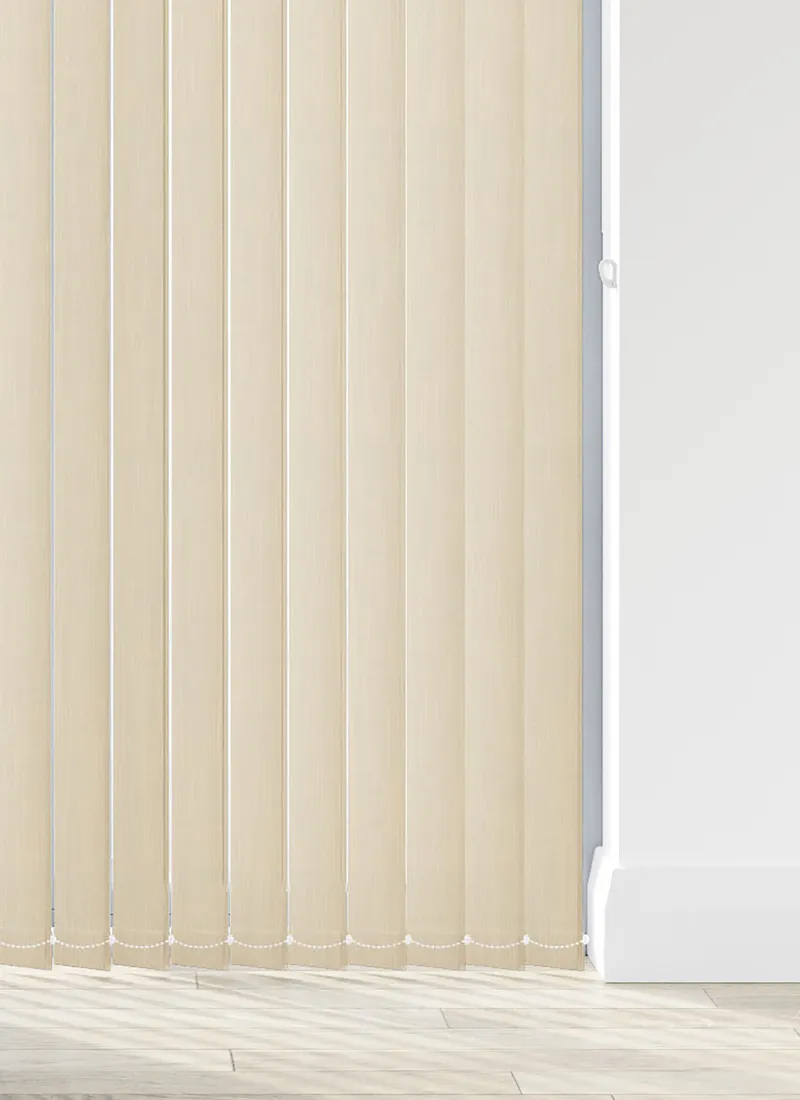 Woven Parchment Vertical Blind
