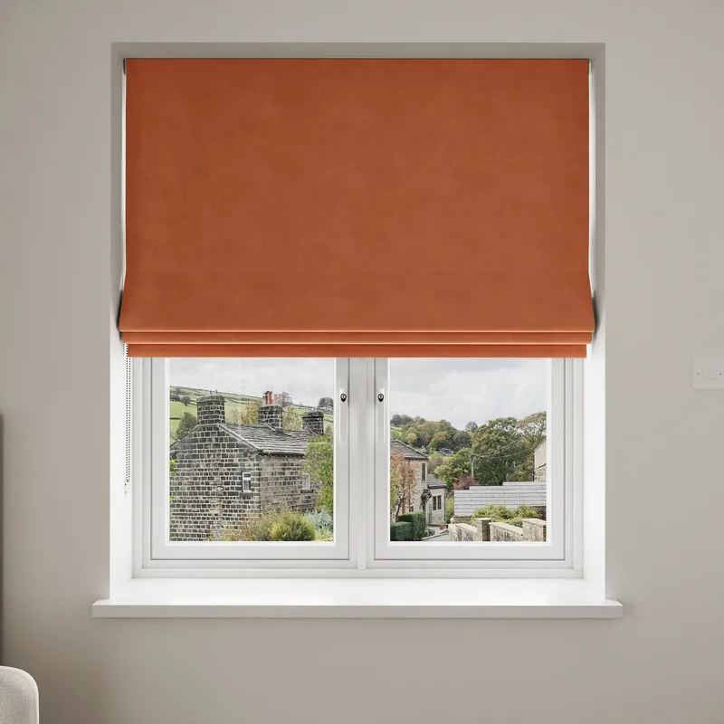 Bogota Velvet Rust Blinds Uk