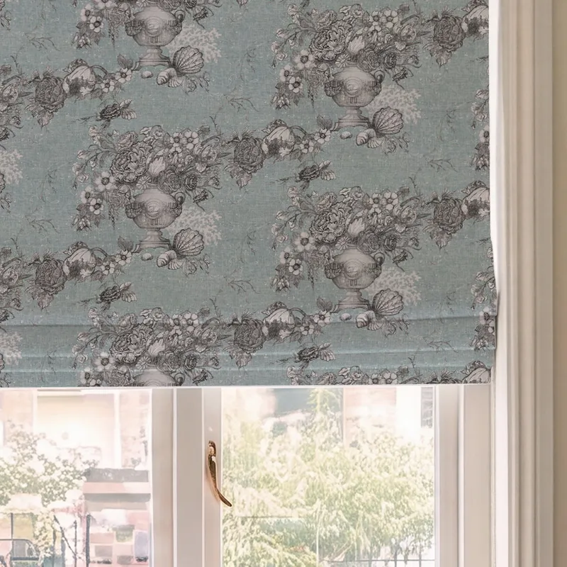 House Llewelyn-bowen Vacannes Made To Measure Roman Blind Opaline Moonstone