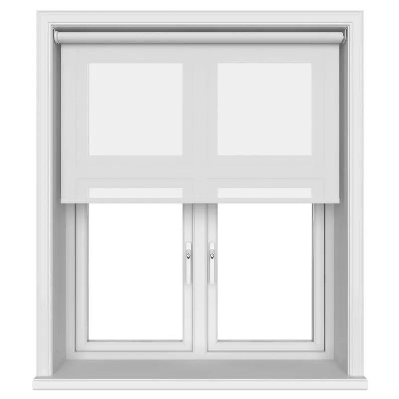 Haze Cotton White Motorised Uk - Motorised Blinds