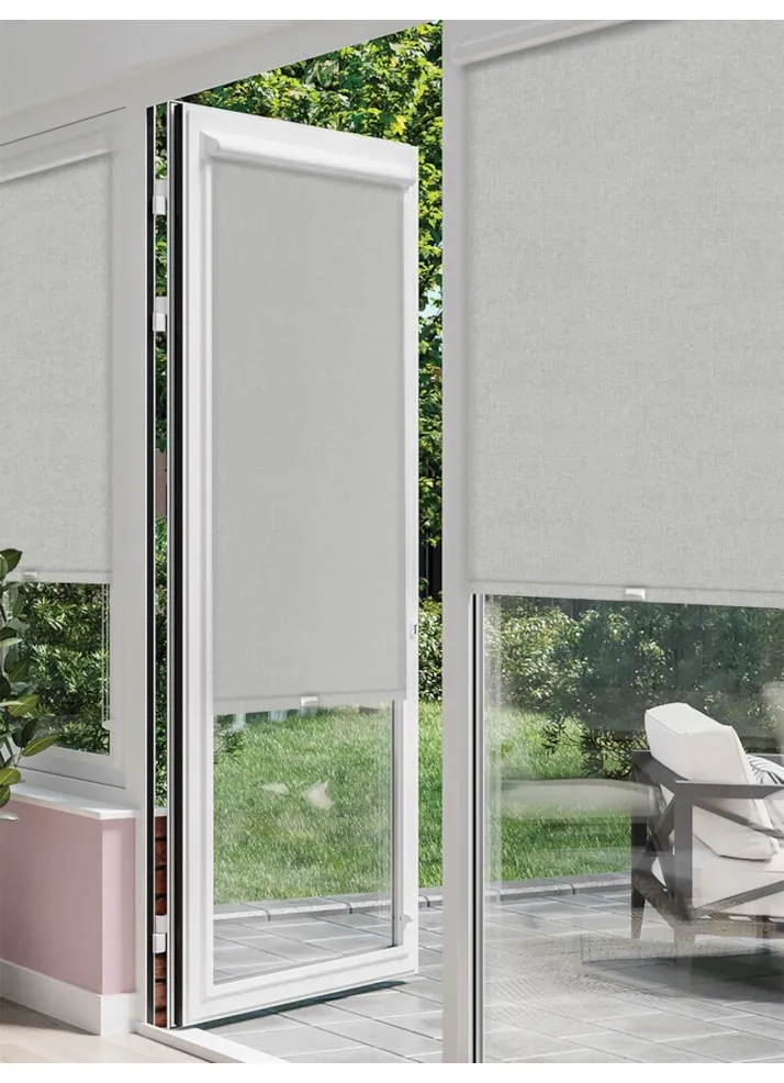 Melbourne Light Grey Perfect Fit® Roller Blind