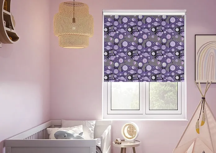 Interstellar Violet Cosmos - Roller Blind