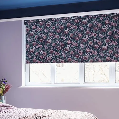 Damani Rouge Light Filtering Roller Blinds