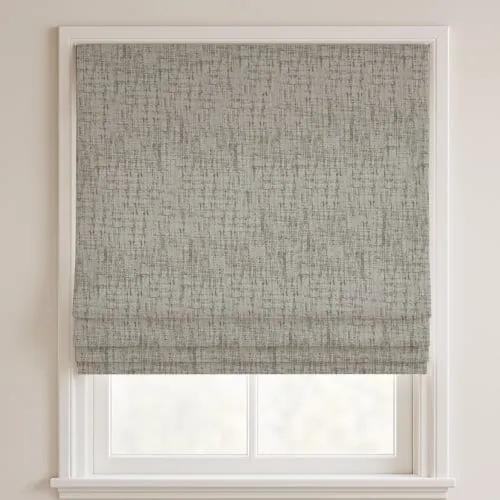 Bryony Silver Deluxe Roman Blinds