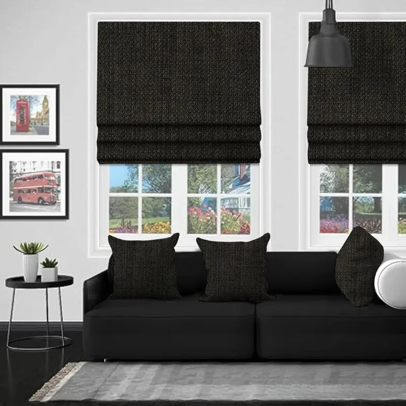 Eb Adana Charcoal Roman Blind