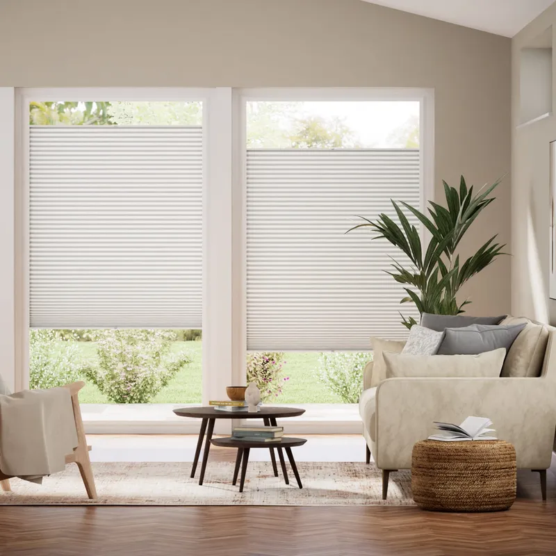 Perfect Fit Duolight Cloud White Conservatory Thermal Blind