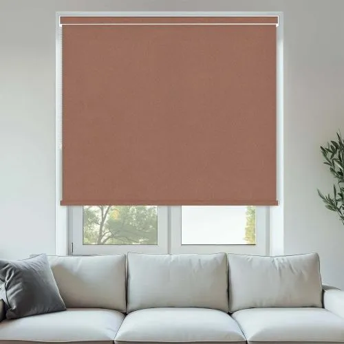 Durham Rust Pelmet Roller Blinds - Stylish Window Covering