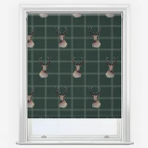 Sonova Studio Malcolm Forest Green Roller Blind