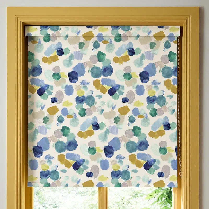 Wee Blue Bell Dreamer Translucent Made To Measure Roller Blind Cloud